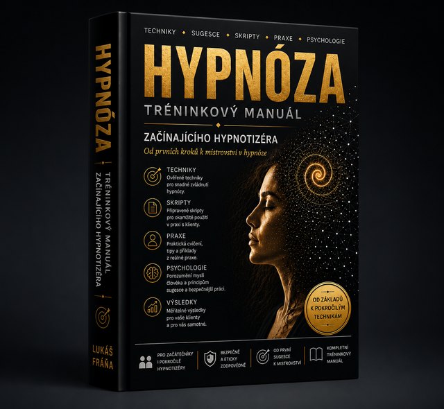 Obálka knihy Hypnóza – tréninkový manuál